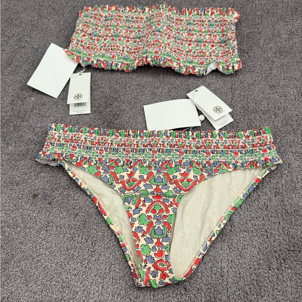 Tory Burch Multicolor Floral Bikini Set